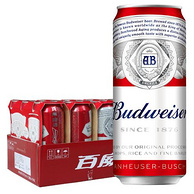 Budweiser 百威啤酒 500mlx18听x4件