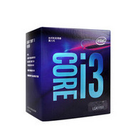 底价！intel 英特尔 Core 酷睿 i3-9100F 盒装CPU处理器