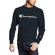 Prime专享，日版S码：Champion/冠军 Script标志圆领运动衫