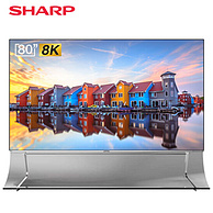 日本原装屏、支持8K清晰度：SHARP 夏普 LCD-80X8800A 80英寸 4K 液晶电视
