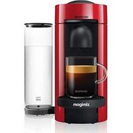 20秒极速预热、1.7L可拆卸水箱：Nespresso Vertuo Plus 胶囊咖啡机（红色11389）