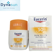 针对混合型和油性肌肤：50ml Eucerin 优色林 哑光防晒液 LSF50+