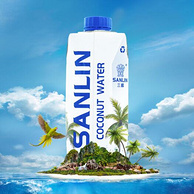 泰国原产进口，98%椰子水：330mlx24瓶 三麟 NFC天然椰子水