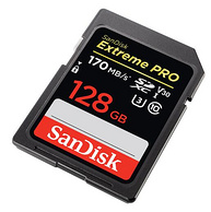 史低！读170mb/s，写90mb/s：SanDisk闪迪 128GB 4K至尊超极速SD存储卡