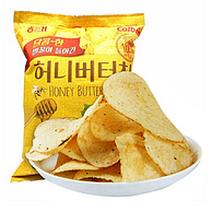 60g x11件，Calbee卡乐比 韩国进口 海太蜂蜜黄油薯片