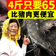 青岛直供 青岛海鲜大妈 新鲜海虾 中号 净虾2.8-3.2斤