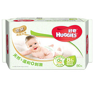 宝妈必备：手口可用，80抽x12件  Huggies 好奇 金装 婴儿湿巾