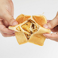 福点 魔方手撕面包乳酪吐司夹心 200g（2个）x3件