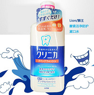 日本进口，抑菌除臭防蛀牙：450mlx4件 狮王 齿力佳 酵素洁净防护漱口水
