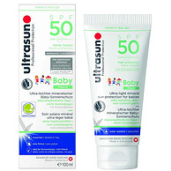 瑞士Ultrasun优佳 儿童专用 抗敏矿物质防晒乳SPF50 100ml