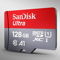 1秒可传输1200张照片，SanDisk闪迪 128GB至尊高速移动版 TF存储卡