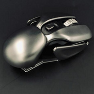 小Q直播同款！全铝合金+可充电+静音：英菲克 炫酷科幻风 无线鼠标