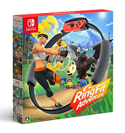 主打健身游戏，任天堂 Nintendo Switch 健身环大冒险 体感游戏机套装