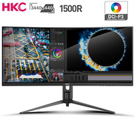 HKC 惠科 C349U 34英寸 VA显示器（3440×1440、1500R、100Hz）