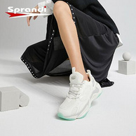 Sprandi 斯潘迪 2020款 女士透气网眼皮革拼接运动鞋