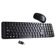 紧凑便携设计，带全尺寸小键盘：Logitech罗技 MK220 无线光电键鼠套装
