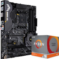 AMD Ryzen 锐龙 R9-3900XT 盒装CPU处理器 + ASUS 华硕 B550M Plus WiFi 主板 套装