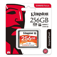 白菜价！亚马逊销冠！256GB Kingston金士顿 Canvas Focus闪存卡CFF