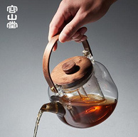 历史新低、2019年茶博会获奖品牌：容山堂 双内胆胡桃木平盖提梁蒸煮茶器