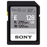 亚马逊销冠！读速270MB/s：128GB SONY索尼 E系列 SD存储卡SF-E128 UHS-II