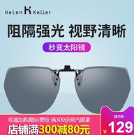 防眩光、可查防伪：Helen Keller海伦凯勒 HP823 太阳镜夹片