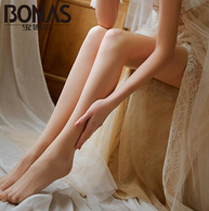 防勾丝、非一次性：4条 BONAS 宝娜斯 超薄包芯丝袜