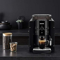 值哭！再降120元，磨豆打泡一条龙：Krups克鲁伯 全自动咖啡机 黑色EA8108