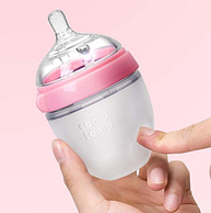韩国进口，医药级母乳实感硅胶：250ml Comotomo可么多么 防胀气奶瓶