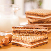 猫超次日达，德国进口：250gx2条 Knoppers 5层夹心牛奶榛子巧克力威化饼