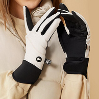 新低！加绒加厚防滑，弹力防水不臃肿，可触屏：蕉下 暖霁系列 德绒保暖手套