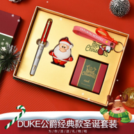 德国 DUKE 公爵 双色圣诞933系列 钢笔/铱金笔套装（笔+墨水+圣诞老人挂件）