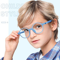 美国进口，TR90超轻镜架：Cyxus赛施 儿童防蓝光防辐射眼镜 可配近视镜片