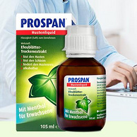临期特价！德国进口：105ml Prospan 小绿叶 成人止咳消炎糖浆