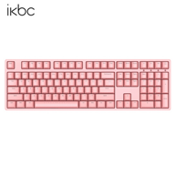 iKBC W210 2.4G无线 机械键盘（粉色、Cherry茶轴、PBT、108