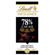 值哭！亚马逊销冠：100gx10排 Lindt瑞士莲 78%可可特级黑巧克力