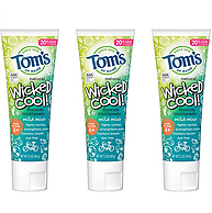 小编回购款：Tom's of Maine 汤姆小屋 儿童天然含氟防蛀牙膏 清爽薄荷味 144gx3支