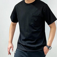 出口日本订单、刺绣logo：TNF紫标  男士简约圆领短袖T恤