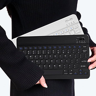 平板PC都能用，多系统兼容：雷宝龙 充电式无线蓝牙 静音巧克力键盘