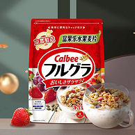日本销量第一 ： 700gx2件 卡乐比 经典原味水果麦片