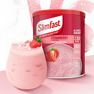临期新低！英国进口：438g Slimfast 代餐奶昔 焦糖味