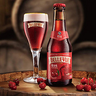 临期特价，比利时进口：250mlx6瓶 百威 比利芙 漫野樱桃果味精酿啤酒