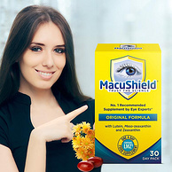 临期特价！低过双11，英国进口，专利黄质3重护眼：30粒 Macushield 叶黄素护眼胶囊