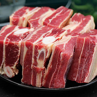 原肉整切不腌制，0添加：6斤 今聚鲜 阿根廷谷饲 黑安格斯原切雪花牛肋排