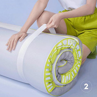 半练联名款，护脊助睡眠：允宝 分区舒压榻榻米折叠床垫 1.5~1.8米