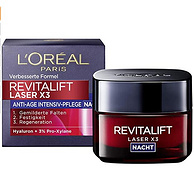 L'Oréal Paris 欧莱雅 Revitalift Laserx3 复颜光学紧致嫩肤去皱晚霜50mL