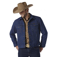 Wrangler 男士Cowboy Cut 经典美式牛仔夹克