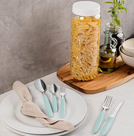 美洲百年厨具品牌，Tramontina 查蒙蒂纳  Ipanema系列 不锈钢餐具 30件套（6人）