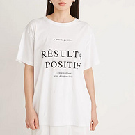 Snidel 2023夏新品女士宽松字母纯棉短袖T恤SWCT232102