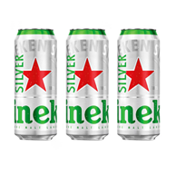 Heineken 喜力 星银啤酒 500mL*3罐