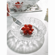 经典冰川纹理设计 2个装 染可 冰透玻璃圆盘